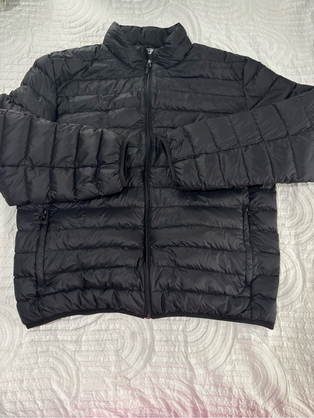 32 Degrees Black Quilted Puffer Ski Jacket